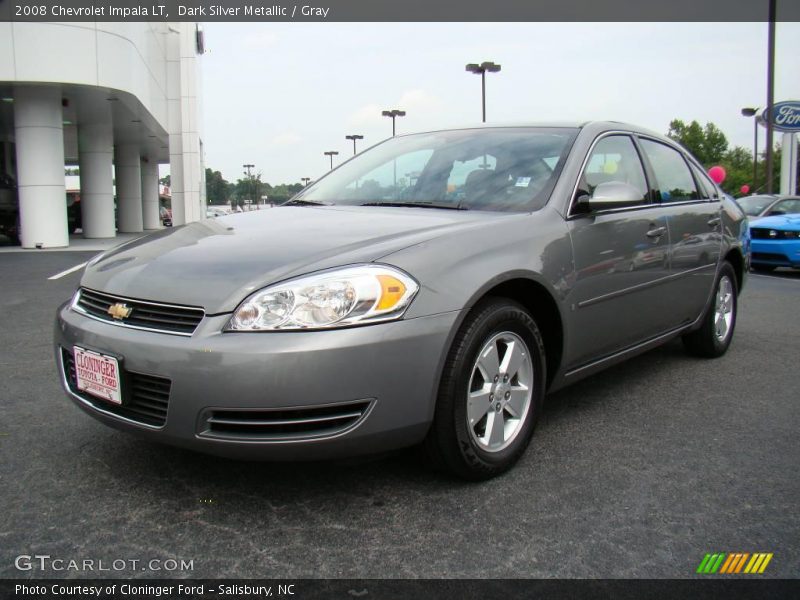 Dark Silver Metallic / Gray 2008 Chevrolet Impala LT