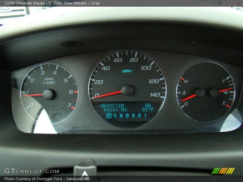 Dark Silver Metallic / Gray 2008 Chevrolet Impala LT