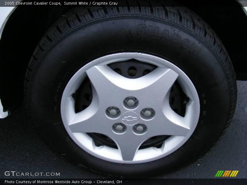 Summit White / Graphite Gray 2005 Chevrolet Cavalier Coupe