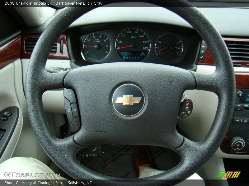 Dark Silver Metallic / Gray 2008 Chevrolet Impala LT