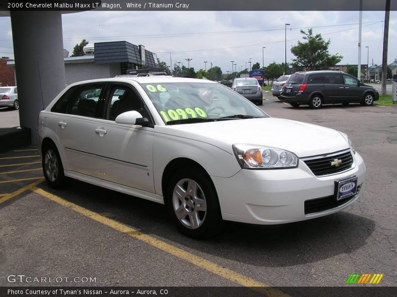 White / Titanium Gray 2006 Chevrolet Malibu Maxx LT Wagon