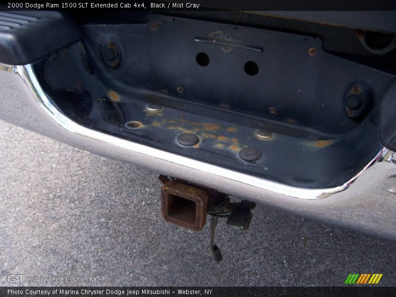 Black / Mist Gray 2000 Dodge Ram 1500 SLT Extended Cab 4x4