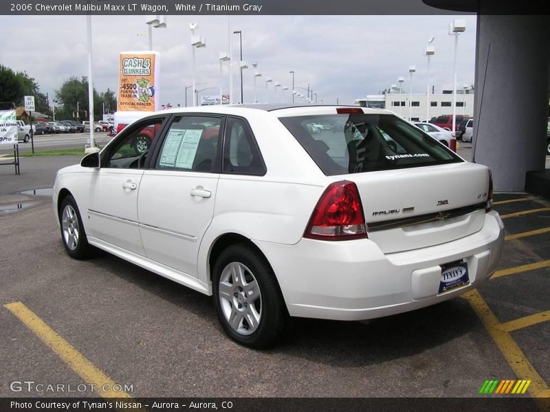 White / Titanium Gray 2006 Chevrolet Malibu Maxx LT Wagon
