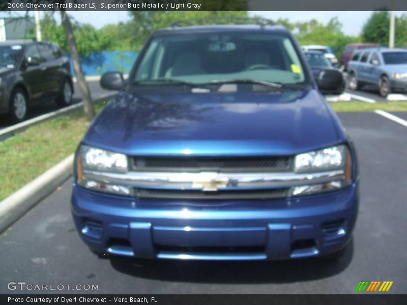 Superior Blue Metallic / Light Gray 2006 Chevrolet TrailBlazer LS