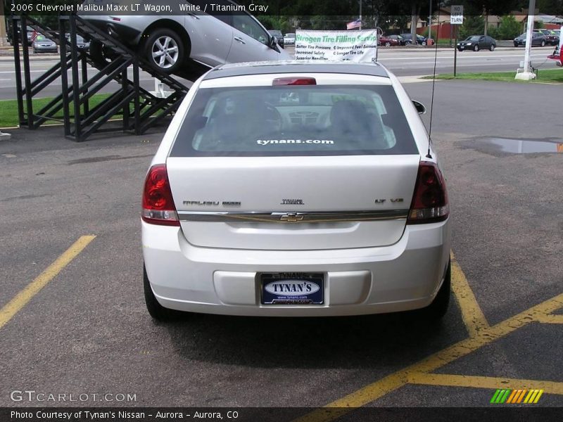 White / Titanium Gray 2006 Chevrolet Malibu Maxx LT Wagon