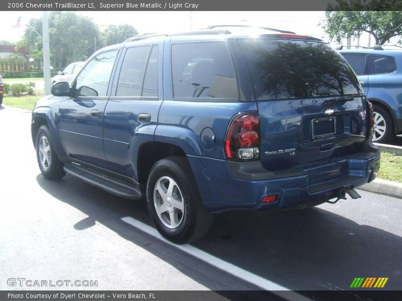 Superior Blue Metallic / Light Gray 2006 Chevrolet TrailBlazer LS