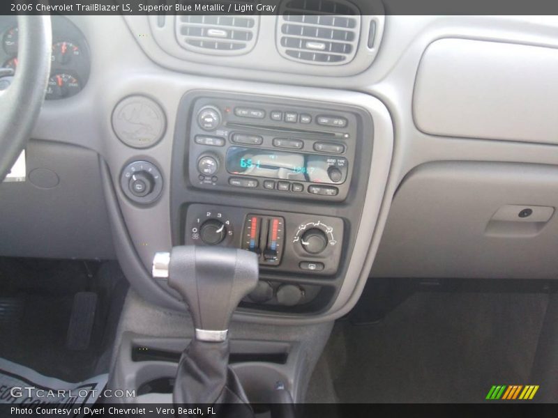 Superior Blue Metallic / Light Gray 2006 Chevrolet TrailBlazer LS