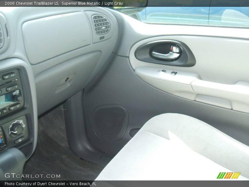 Superior Blue Metallic / Light Gray 2006 Chevrolet TrailBlazer LS