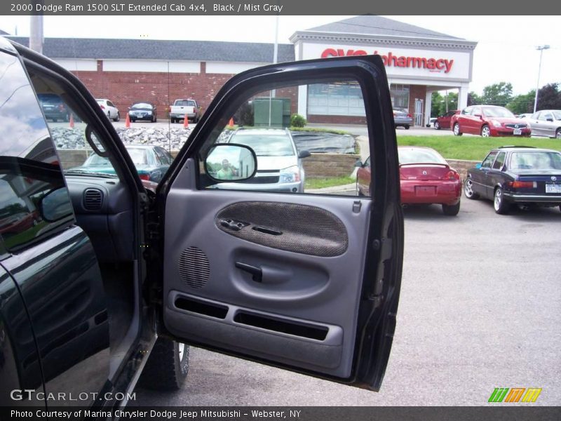 Black / Mist Gray 2000 Dodge Ram 1500 SLT Extended Cab 4x4