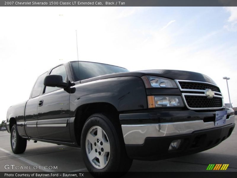 Black / Tan 2007 Chevrolet Silverado 1500 Classic LT Extended Cab