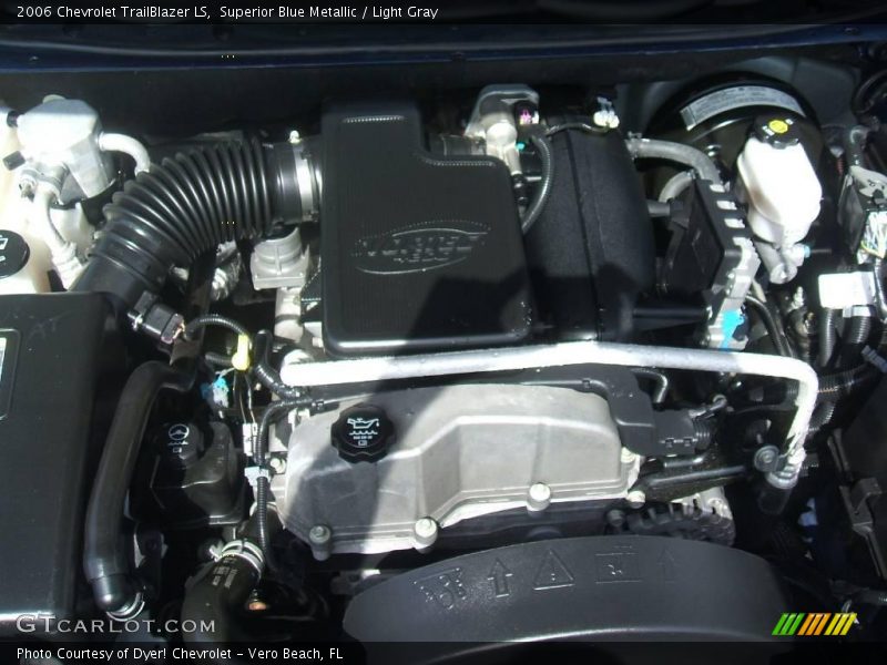 Superior Blue Metallic / Light Gray 2006 Chevrolet TrailBlazer LS