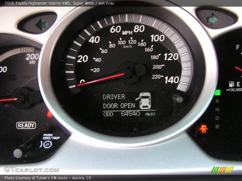 Super White / Ash Gray 2006 Toyota Highlander Hybrid 4WD