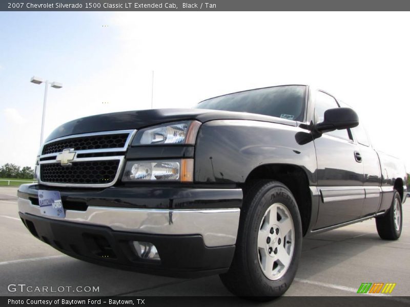 Black / Tan 2007 Chevrolet Silverado 1500 Classic LT Extended Cab