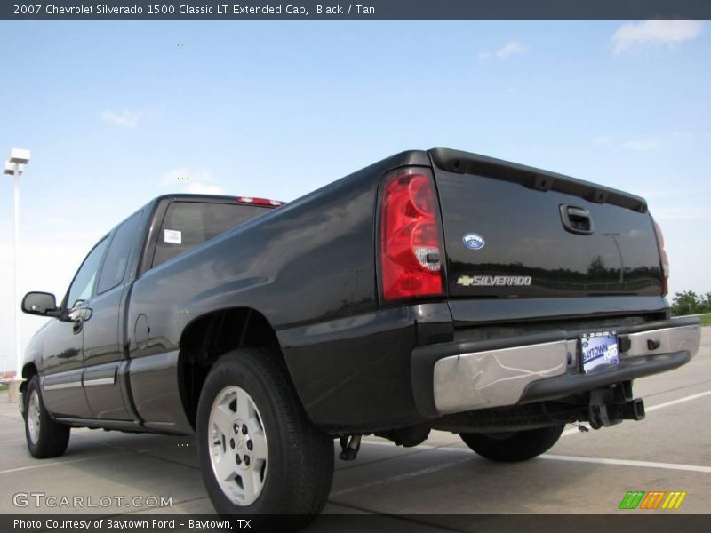 Black / Tan 2007 Chevrolet Silverado 1500 Classic LT Extended Cab