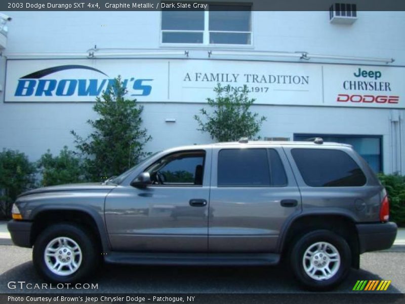 Graphite Metallic / Dark Slate Gray 2003 Dodge Durango SXT 4x4