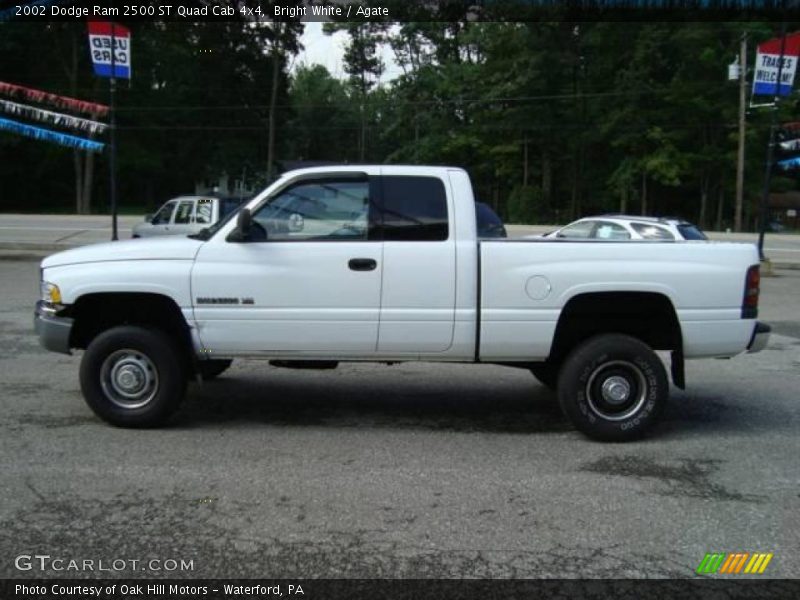 Bright White / Agate 2002 Dodge Ram 2500 ST Quad Cab 4x4