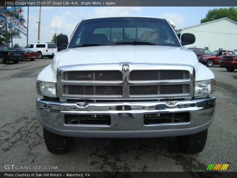 Bright White / Agate 2002 Dodge Ram 2500 ST Quad Cab 4x4