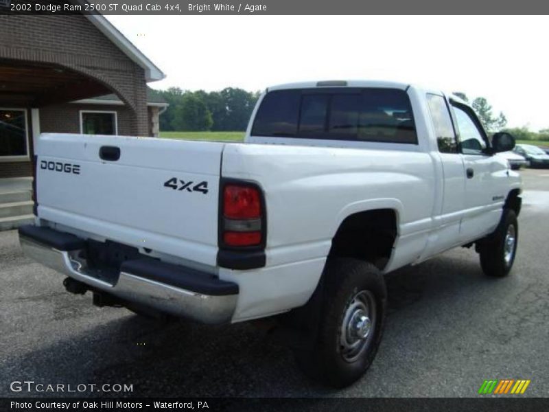 Bright White / Agate 2002 Dodge Ram 2500 ST Quad Cab 4x4