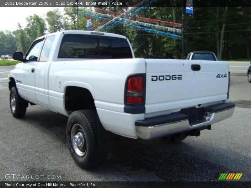 Bright White / Agate 2002 Dodge Ram 2500 ST Quad Cab 4x4