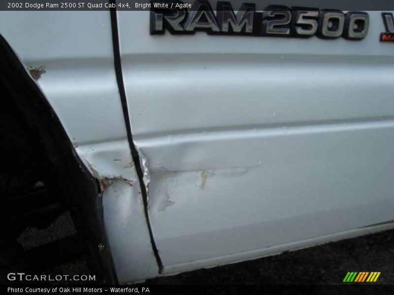 Bright White / Agate 2002 Dodge Ram 2500 ST Quad Cab 4x4