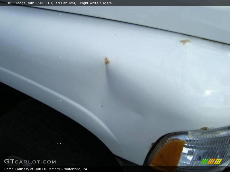 Bright White / Agate 2002 Dodge Ram 2500 ST Quad Cab 4x4