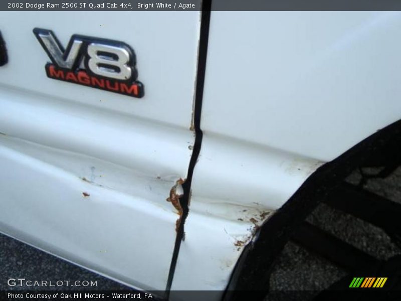Bright White / Agate 2002 Dodge Ram 2500 ST Quad Cab 4x4