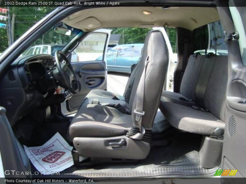 Bright White / Agate 2002 Dodge Ram 2500 ST Quad Cab 4x4