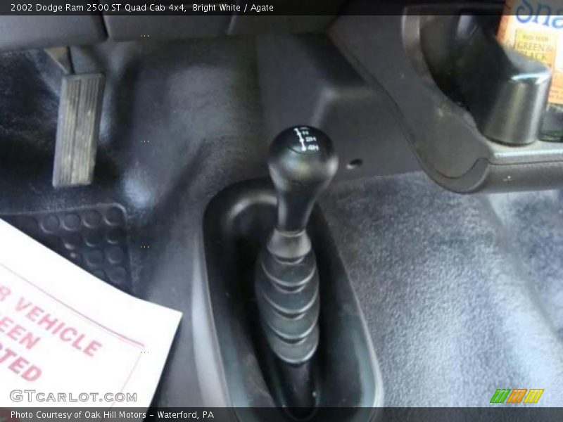 Bright White / Agate 2002 Dodge Ram 2500 ST Quad Cab 4x4