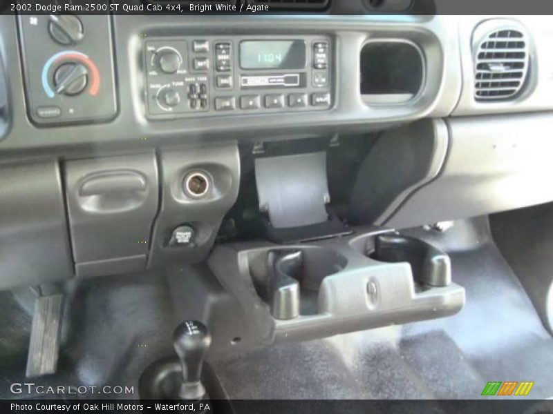 Bright White / Agate 2002 Dodge Ram 2500 ST Quad Cab 4x4