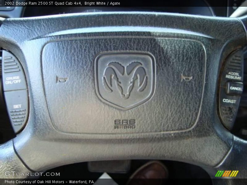 Bright White / Agate 2002 Dodge Ram 2500 ST Quad Cab 4x4