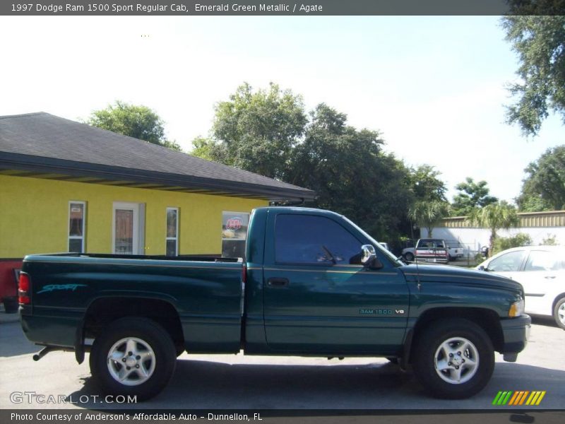 Emerald Green Metallic / Agate 1997 Dodge Ram 1500 Sport Regular Cab