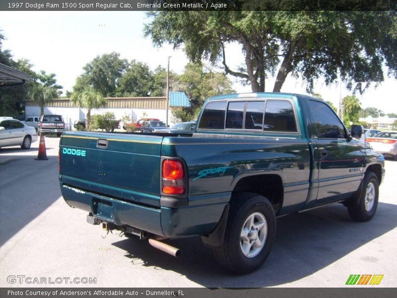 Emerald Green Metallic / Agate 1997 Dodge Ram 1500 Sport Regular Cab