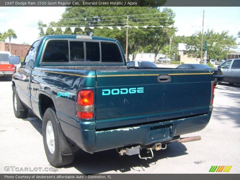 Emerald Green Metallic / Agate 1997 Dodge Ram 1500 Sport Regular Cab
