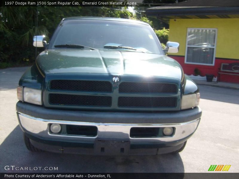 Emerald Green Metallic / Agate 1997 Dodge Ram 1500 Sport Regular Cab
