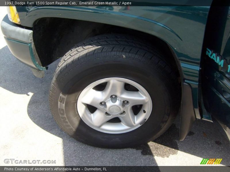 Emerald Green Metallic / Agate 1997 Dodge Ram 1500 Sport Regular Cab