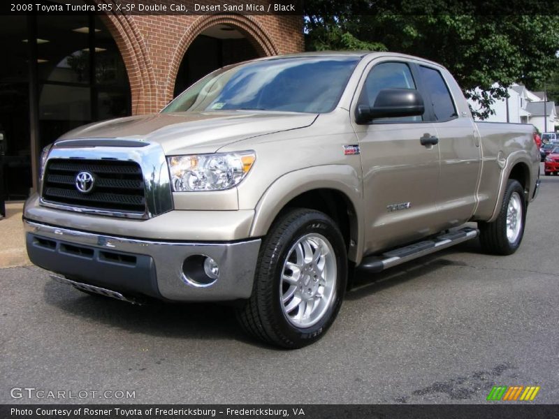 Desert Sand Mica / Black 2008 Toyota Tundra SR5 X-SP Double Cab