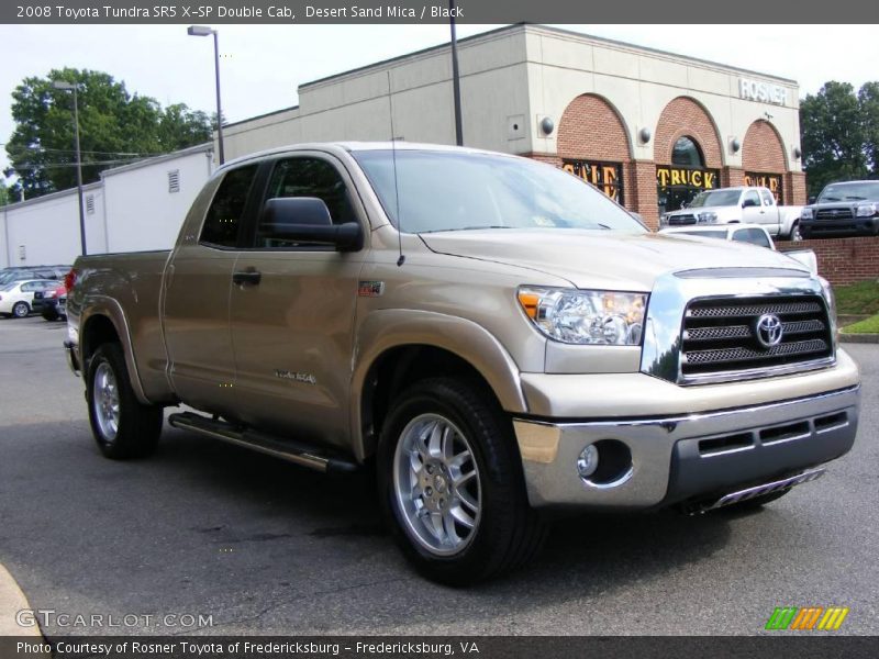 Desert Sand Mica / Black 2008 Toyota Tundra SR5 X-SP Double Cab