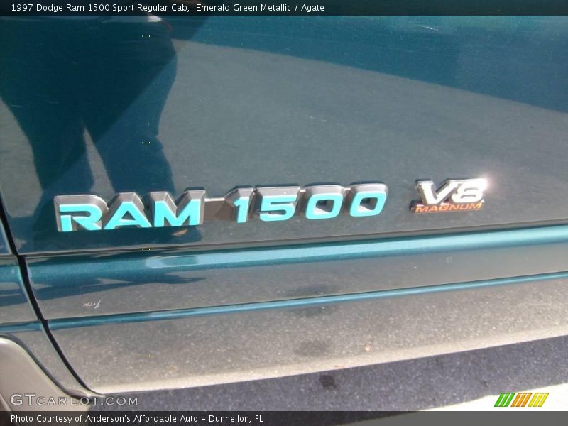 Emerald Green Metallic / Agate 1997 Dodge Ram 1500 Sport Regular Cab