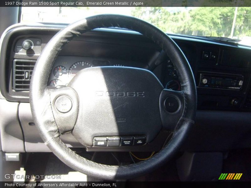 Emerald Green Metallic / Agate 1997 Dodge Ram 1500 Sport Regular Cab