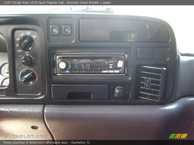 Emerald Green Metallic / Agate 1997 Dodge Ram 1500 Sport Regular Cab