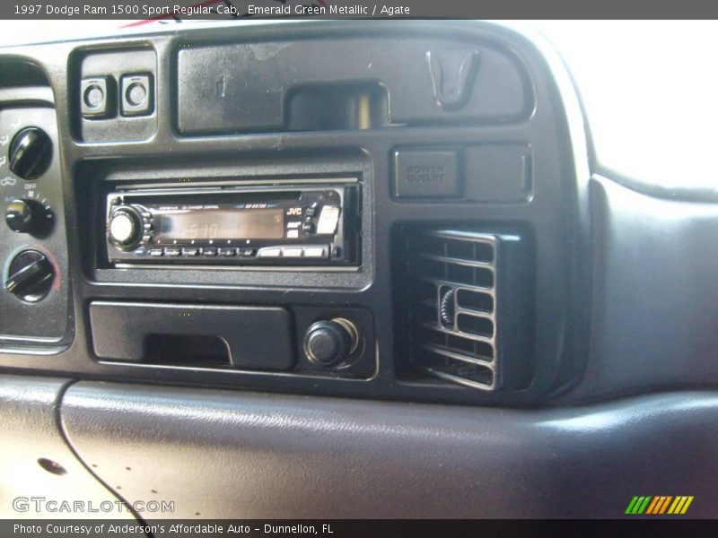 Emerald Green Metallic / Agate 1997 Dodge Ram 1500 Sport Regular Cab