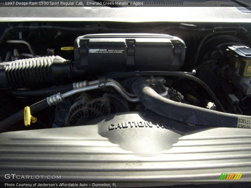 Emerald Green Metallic / Agate 1997 Dodge Ram 1500 Sport Regular Cab