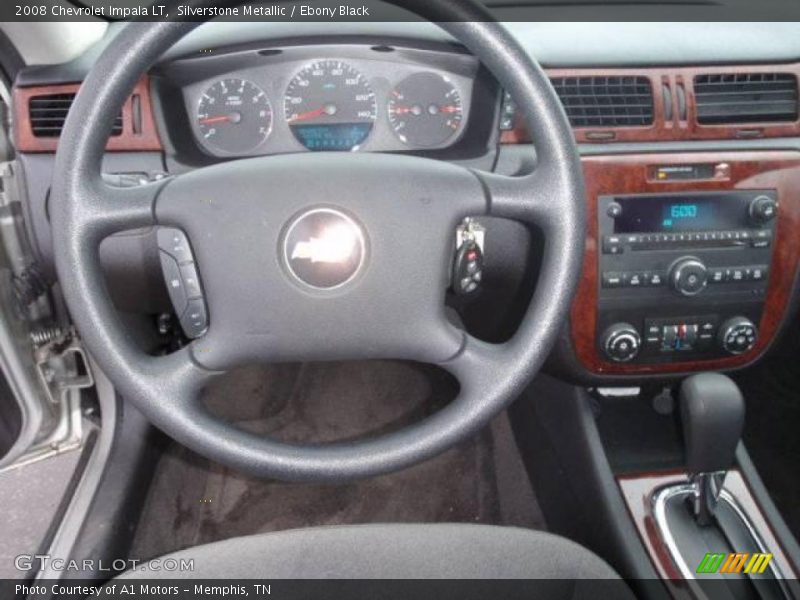 Silverstone Metallic / Ebony Black 2008 Chevrolet Impala LT