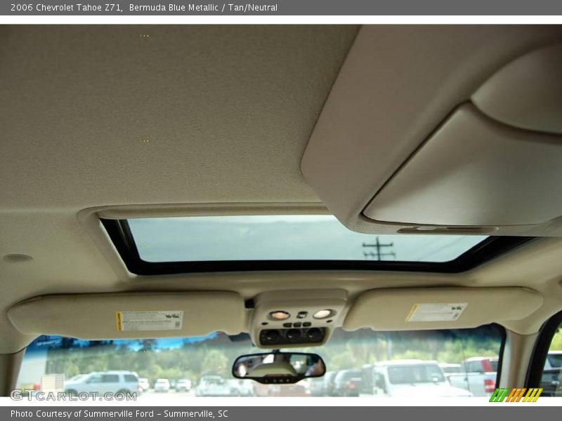 Bermuda Blue Metallic / Tan/Neutral 2006 Chevrolet Tahoe Z71