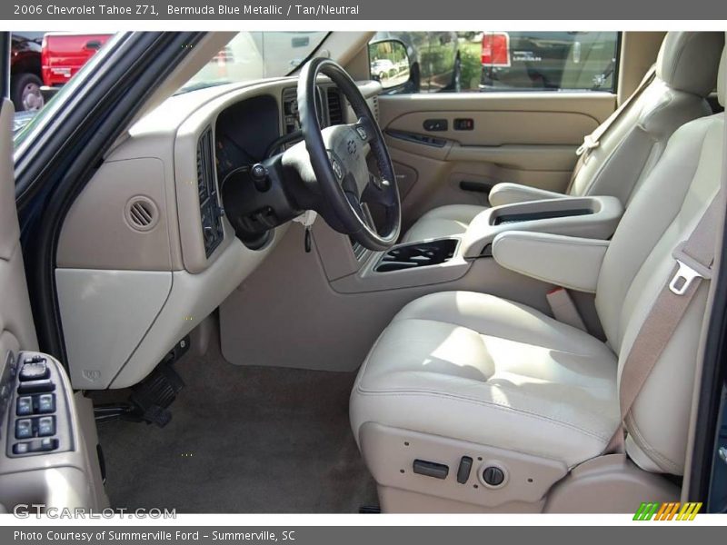 Bermuda Blue Metallic / Tan/Neutral 2006 Chevrolet Tahoe Z71