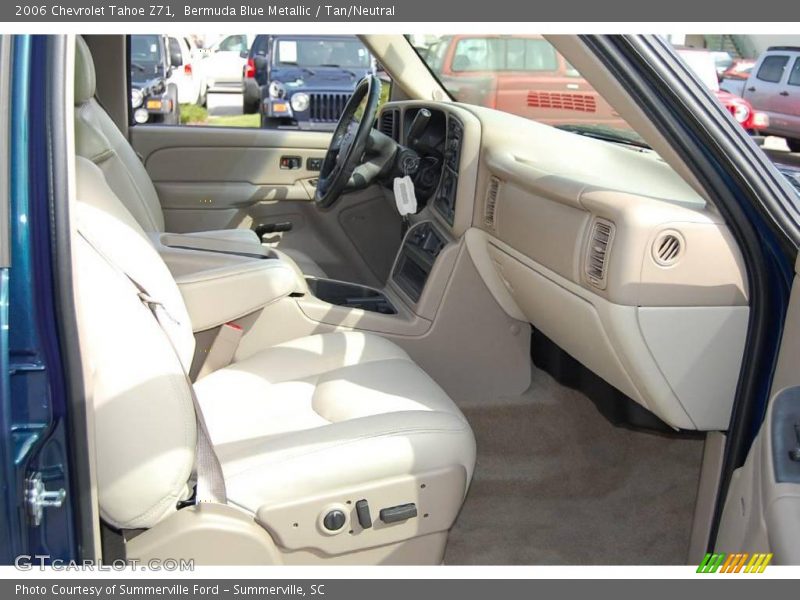Bermuda Blue Metallic / Tan/Neutral 2006 Chevrolet Tahoe Z71
