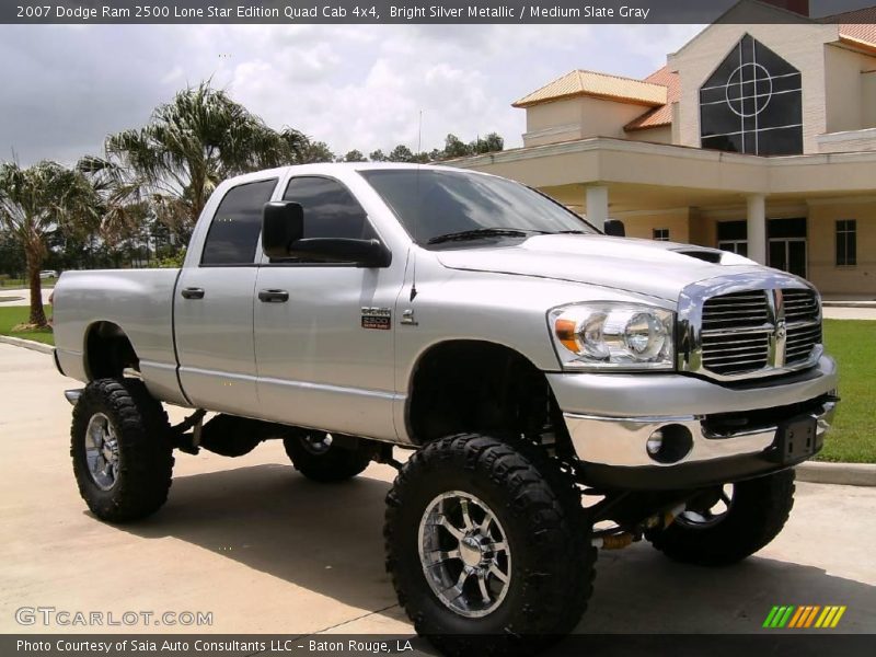 Bright Silver Metallic / Medium Slate Gray 2007 Dodge Ram 2500 Lone Star Edition Quad Cab 4x4