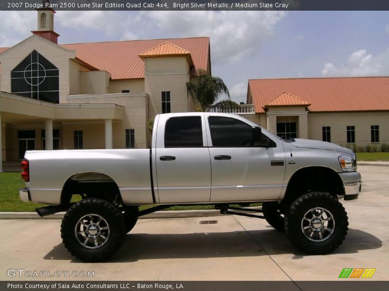 Bright Silver Metallic / Medium Slate Gray 2007 Dodge Ram 2500 Lone Star Edition Quad Cab 4x4