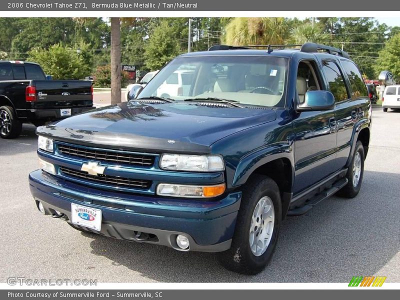 Bermuda Blue Metallic / Tan/Neutral 2006 Chevrolet Tahoe Z71