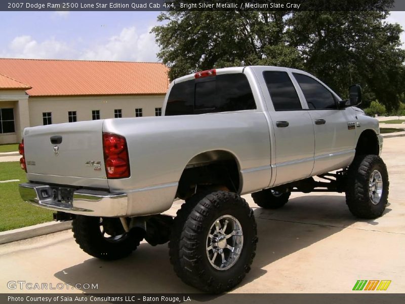 Bright Silver Metallic / Medium Slate Gray 2007 Dodge Ram 2500 Lone Star Edition Quad Cab 4x4